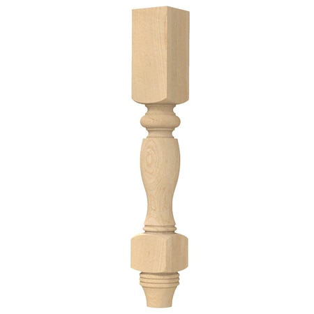 Large Diameter Country French Double Square Island Column - Paint Grade